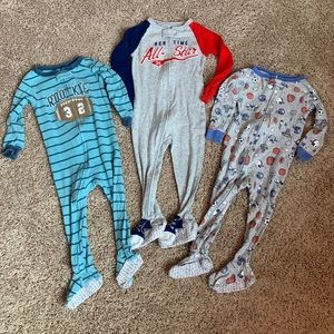 Carter’s Sports Pajamas 18 months 3-set